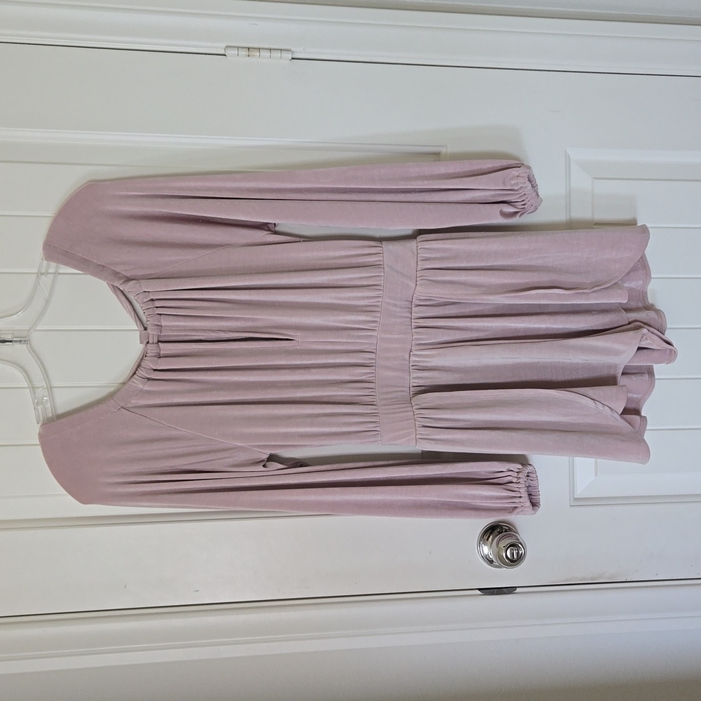 Free People Beach Revolve Long Sleeve Romper Relaxed Fit Size XS NEW - Picture 3 of 9